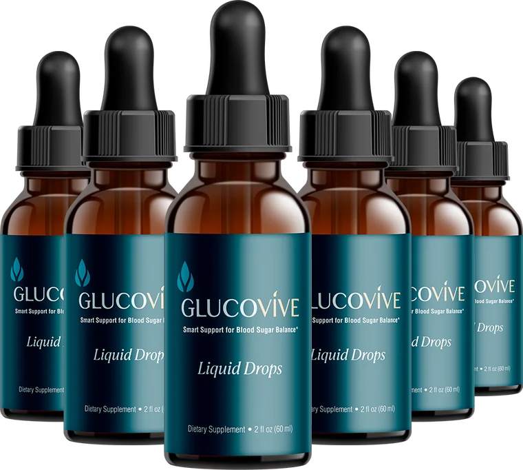 GlucoVive 6 bottles